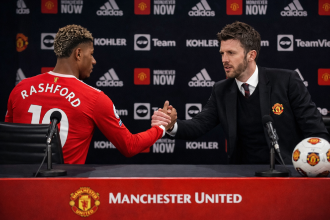 
 Michael Carrick Dikabarkan Ingin Marcus Rashford Kembali ke Manchester United