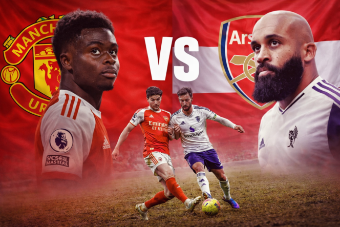 
 Arsenal vs Man United, Duel Panas Penentu Puncak Liga Inggris