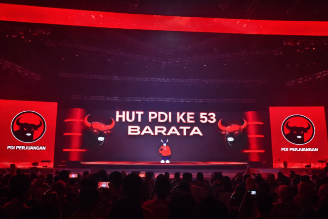 
 Di HUT ke-53, PDIP Meluncurkan Banteng Barata sebagai Simbol Kekuatan Rakyat