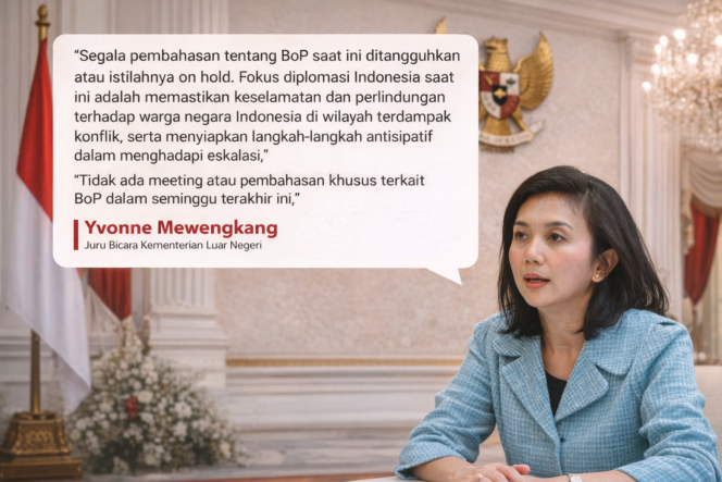 
 Situasi Timur Tengah Memanas, RI Tunda Pembahasan BoP Gaza