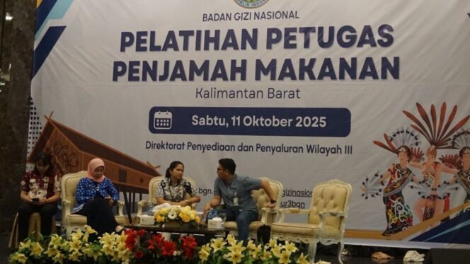
 Badan Gizi Nasional Gelar Pelatihan Petugas Penjamah Makanan bagi SPPG di Provinsi Kalimantan Barat