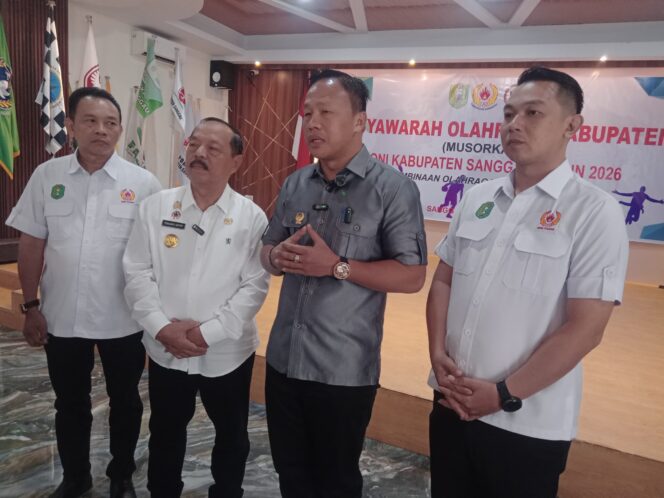 
 Ketua KONI Kalbar Daud Yordan Hadir di MUSORKAB KONI Sanggau, Dorong Pembinaan berkelanjutan