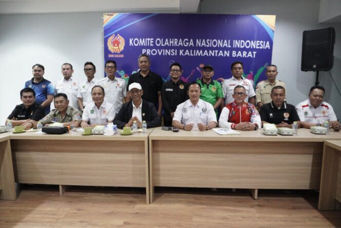 
 Pimpin Rakorprov, Daud Yordan Samakan Persepsi KONI Se-Kalbar Menuju Porprov 2026