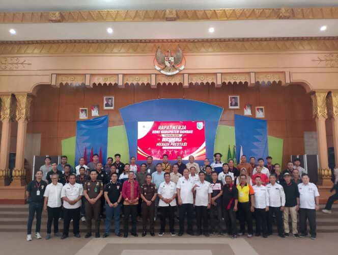
 KONI Kalbar Tekankan Konsistensi Pembinaan di Rakerkab KONI Sambas