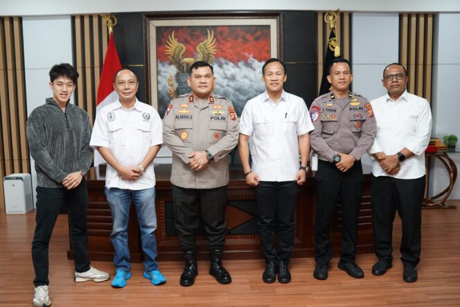 
 Konsolidasi Sukseskan Poprov, KONI Kalbar Audiensi Ke Kapolda