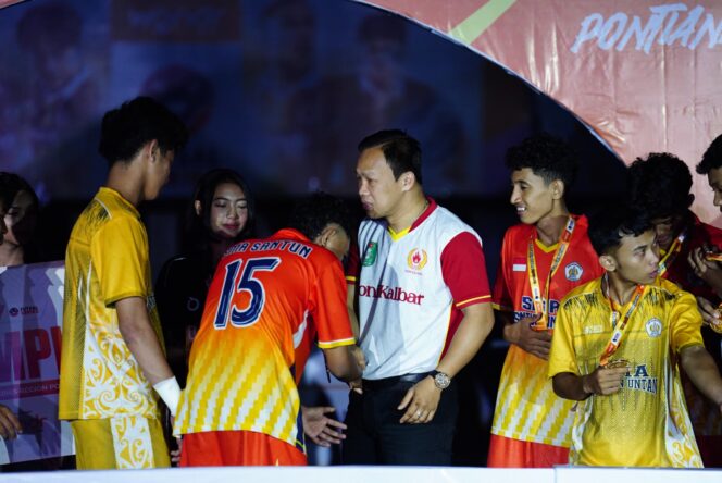 
 Ketum KONI Kalbar Dorong Talenta Futsal Kalbar Tembus Tingkat Nasional di Malam Final Futsal Series