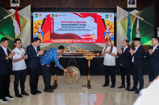 
 RAKERPROV 2026 KONI Kalbar, Fokus Regulasi Cabor dan Atlet Porprov