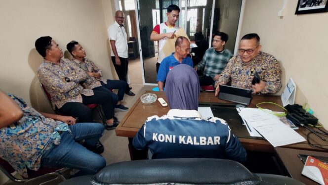
 Tim Verifikasi KONI Kalbar, Koordinasi Akhir  Cabor Mandiri dan Eksibisi Porprov 2026