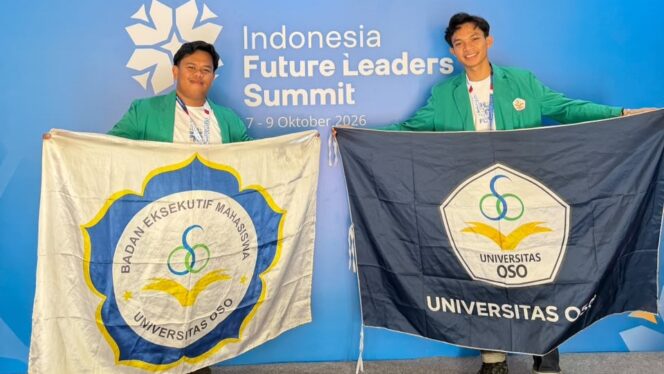 
 Tembus Forum Nasional, Dua Mahasiswa Universitas OSO Ukir Prestasi di Future Leaders Summit 2026