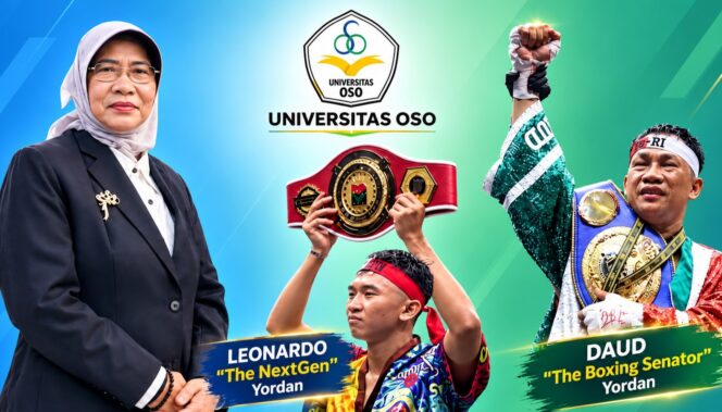 
 Daud Yordan dan Leonardo Yordan Menang di Back to Champion 2026, Rektor Universitas OSO: Kebanggaan Besar Kami