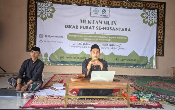 
 Pimpinan sidang Muktamar ISKAB ke-9. Foto / Muhammad Jazuli.