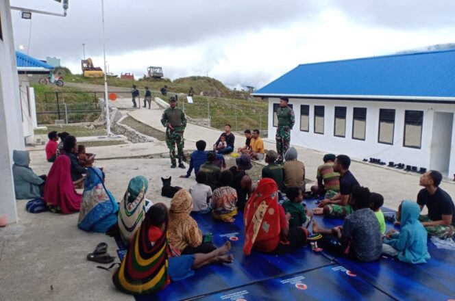 
 Perkuat Sinergi TNI dan Masyarakat, Satgas Yon Parako 466 Gelar Kegiatan Sosial