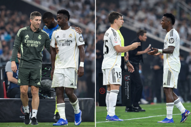 
 Usai Laga, Vinicius Terlibat Adu Mulut dengan Simeone